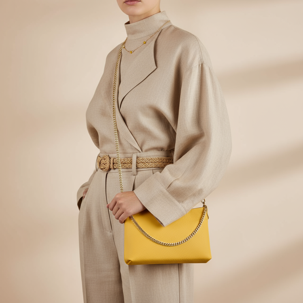 Italian Genuine Calf Leather Crossbody Bag 101315 TAKEASY
