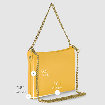 Italian Genuine Calf Leather Crossbody Bag 101315 TAKEASY
