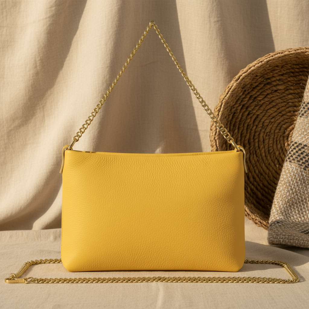 Italian Genuine Calf Leather Crossbody Bag 101315 TAKEASY