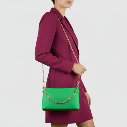 Italian Genuine Calf Leather Crossbody Bag 101315 TAKEASY