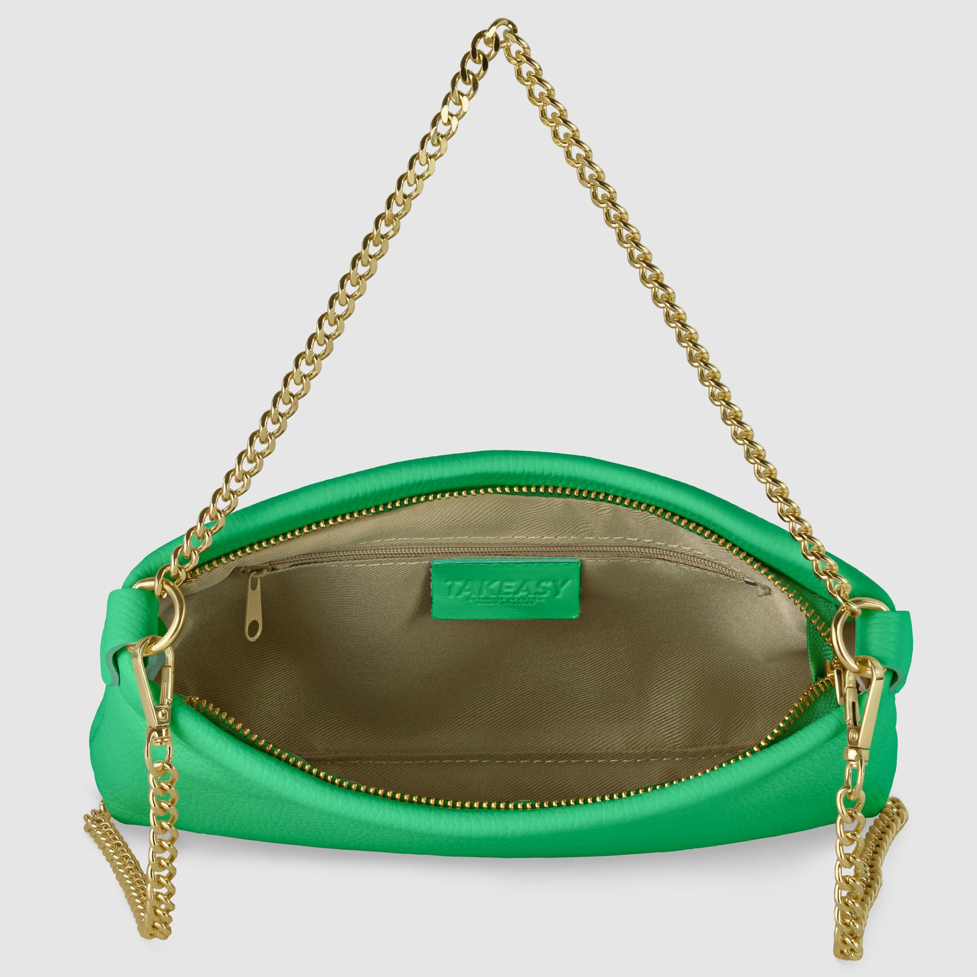 Italian Genuine Calf Leather Crossbody Bag 101315 TAKEASY