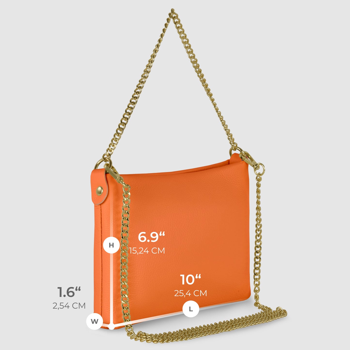 Italian Genuine Calf Leather Crossbody Bag 101315 TAKEASY
