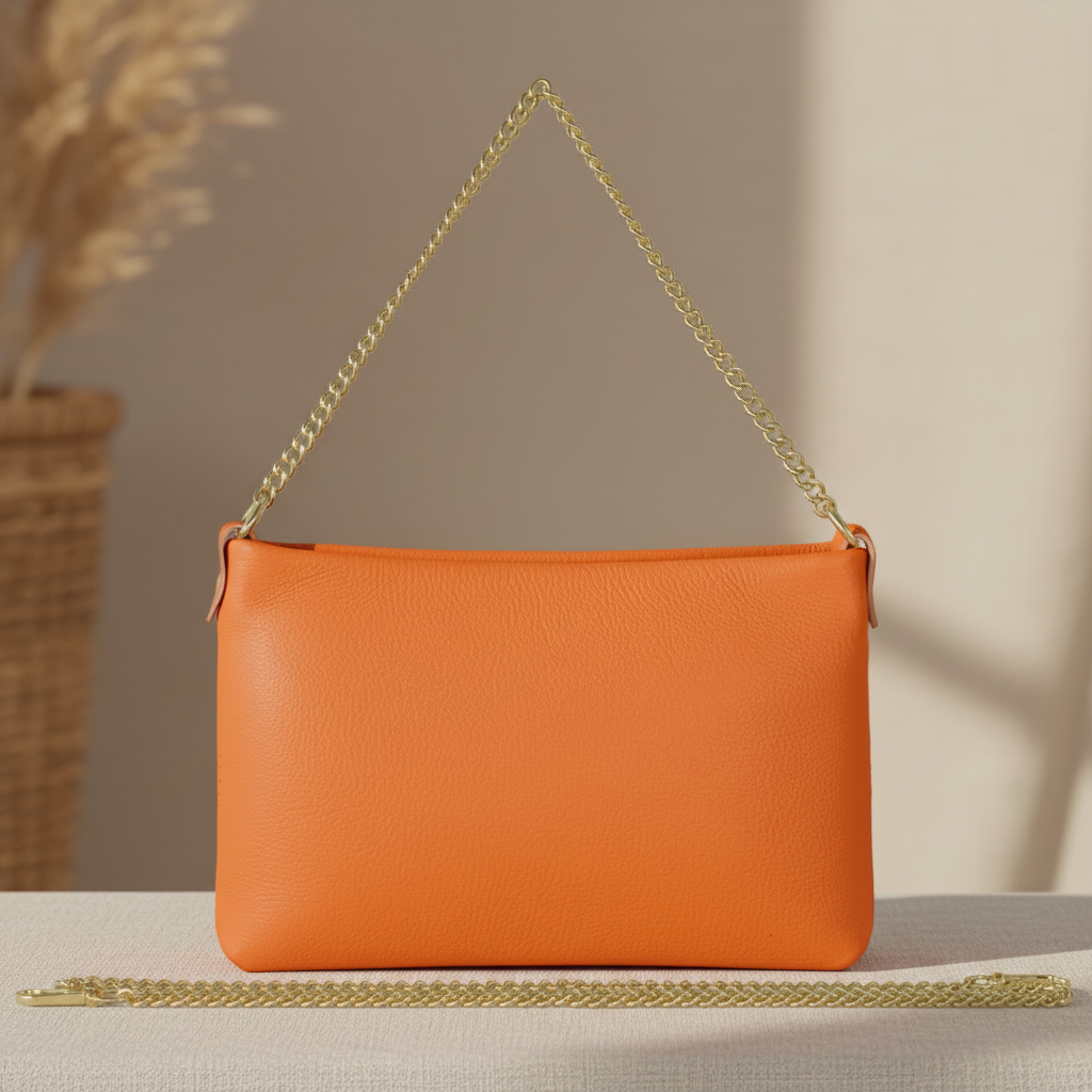 Italian Genuine Calf Leather Crossbody Bag 101315 TAKEASY