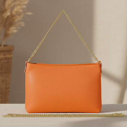 Italian Genuine Calf Leather Crossbody Bag 101315 TAKEASY