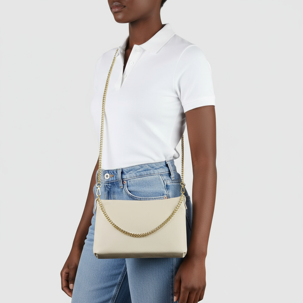 Italian Genuine Calf Leather Crossbody Bag 101315 TAKEASY