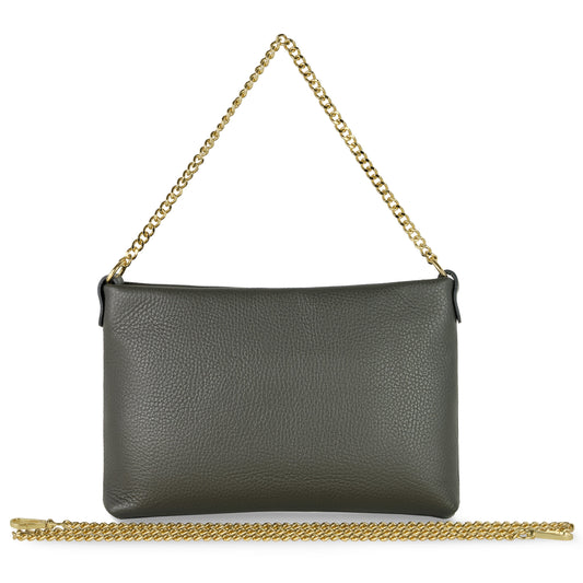 Italian Genuine Calf Leather Crossbody Bag 101315 TAKEASY