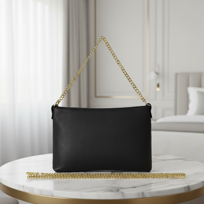 Italian Genuine Calf Leather Crossbody Bag 101315 TAKEASY