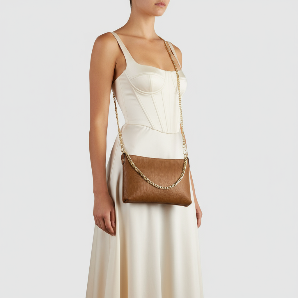 Italian Genuine Calf Leather Crossbody Bag 101315 TAKEASY