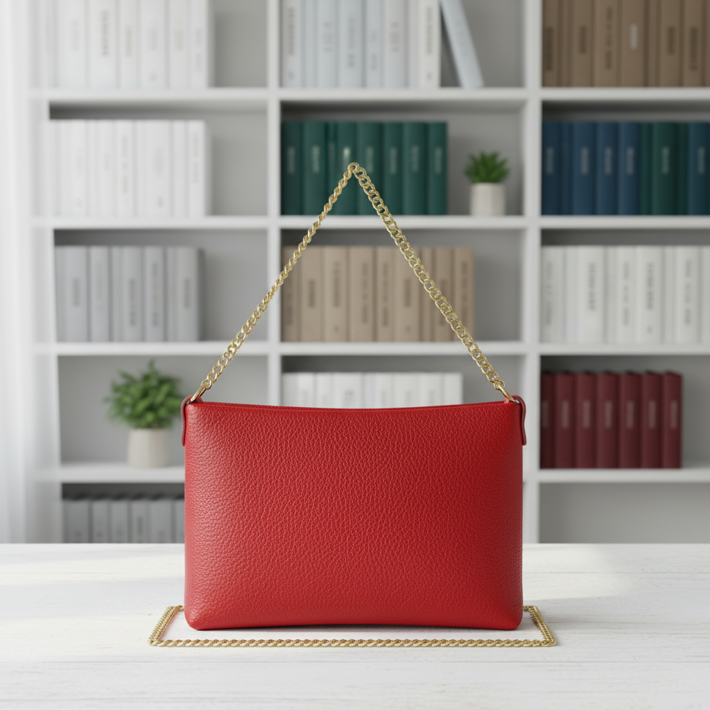Italian Genuine Calf Leather Crossbody Bag 101315 TAKEASY