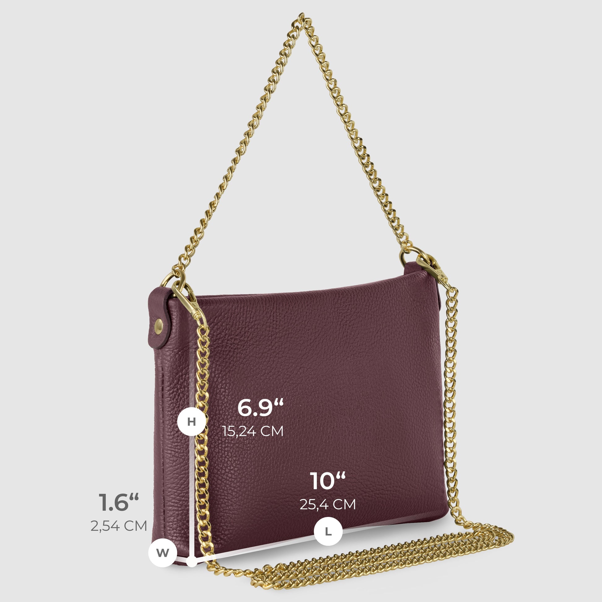 Italian Genuine Calf Leather Crossbody Bag 101315 TAKEASY