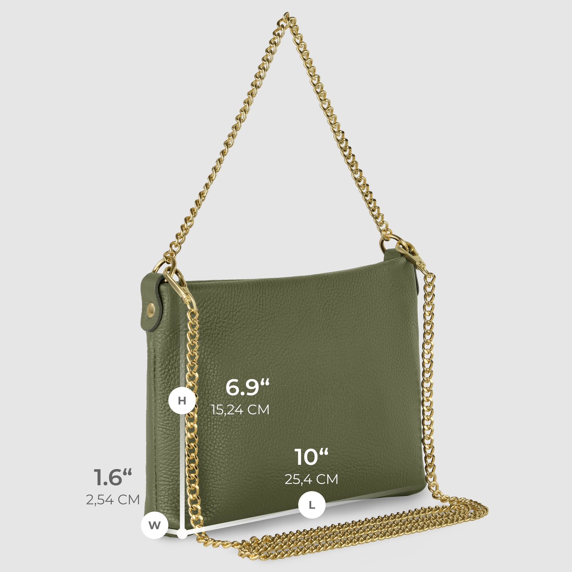 Italian Genuine Calf Leather Crossbody Bag 101315 TAKEASY