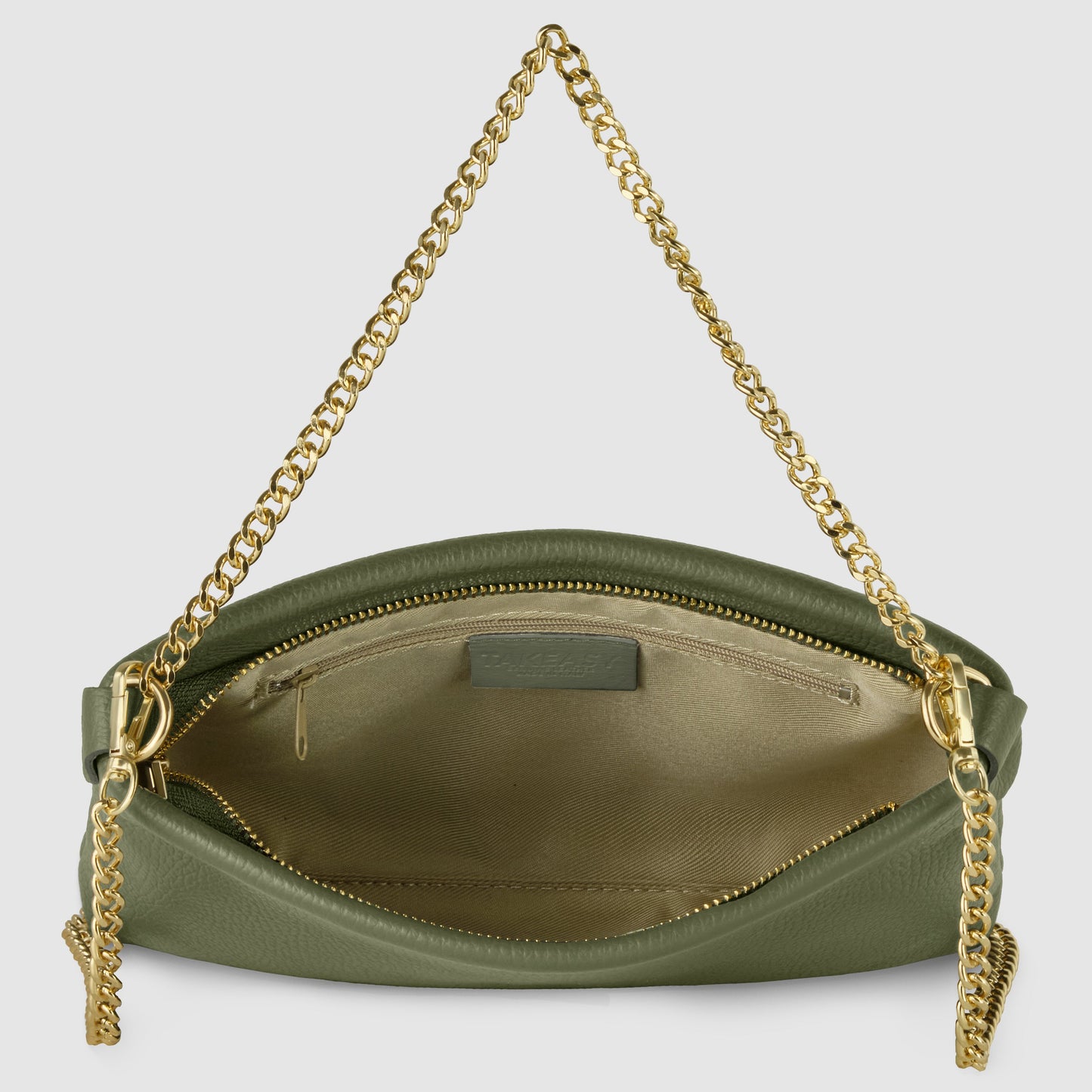 Italian Genuine Calf Leather Crossbody Bag 101315 TAKEASY