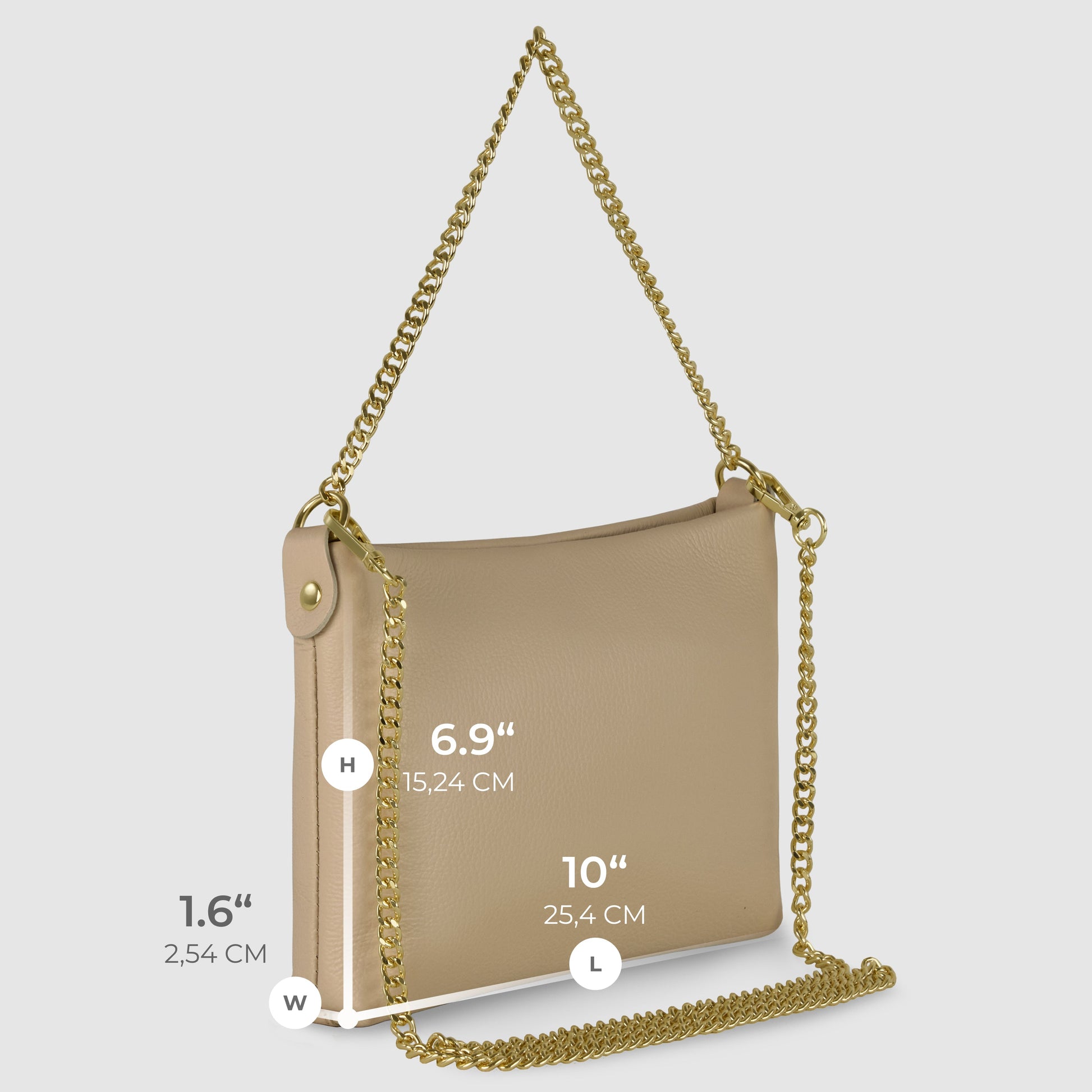 Italian Genuine Calf Leather Crossbody Bag 101315 TAKEASY