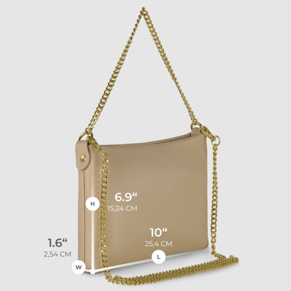 Italian Genuine Calf Leather Crossbody Bag 101315 TAKEASY