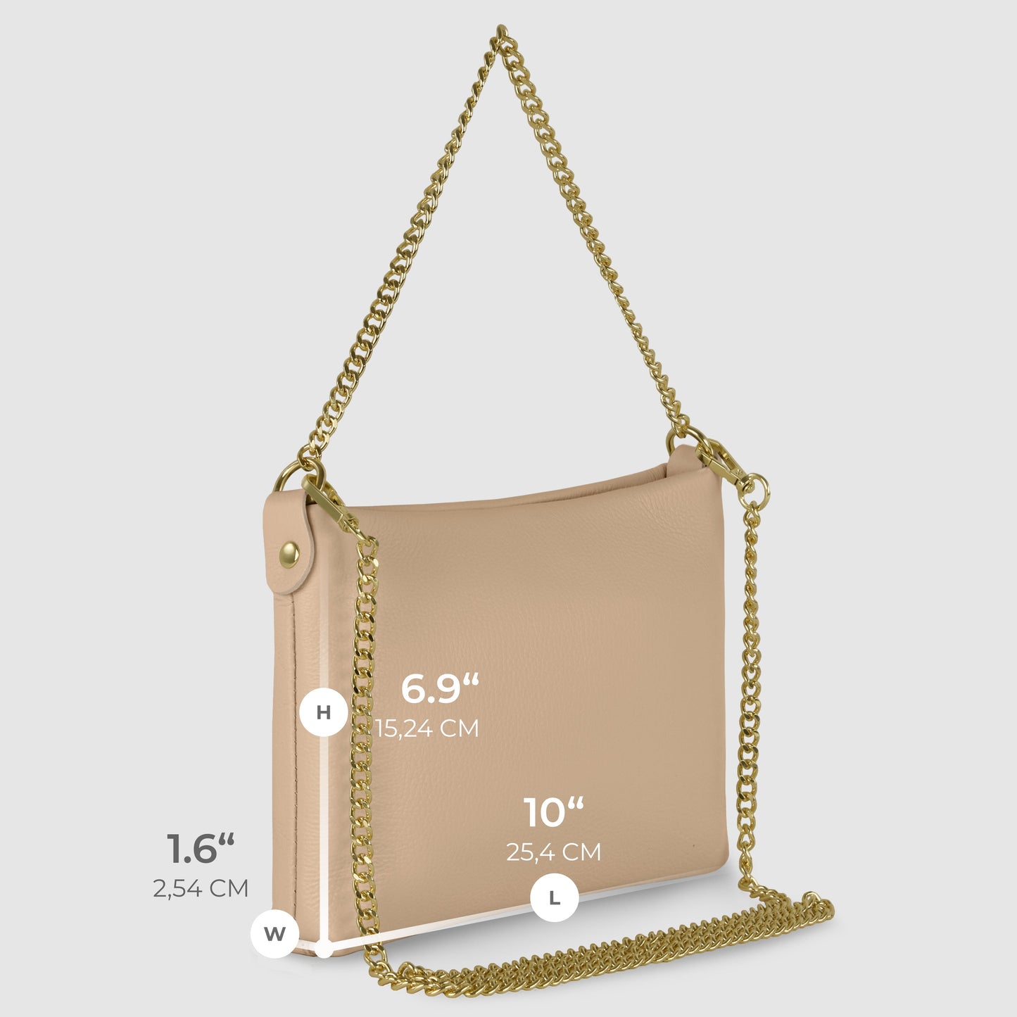 Italian Genuine Calf Leather Crossbody Bag 101315 TAKEASY