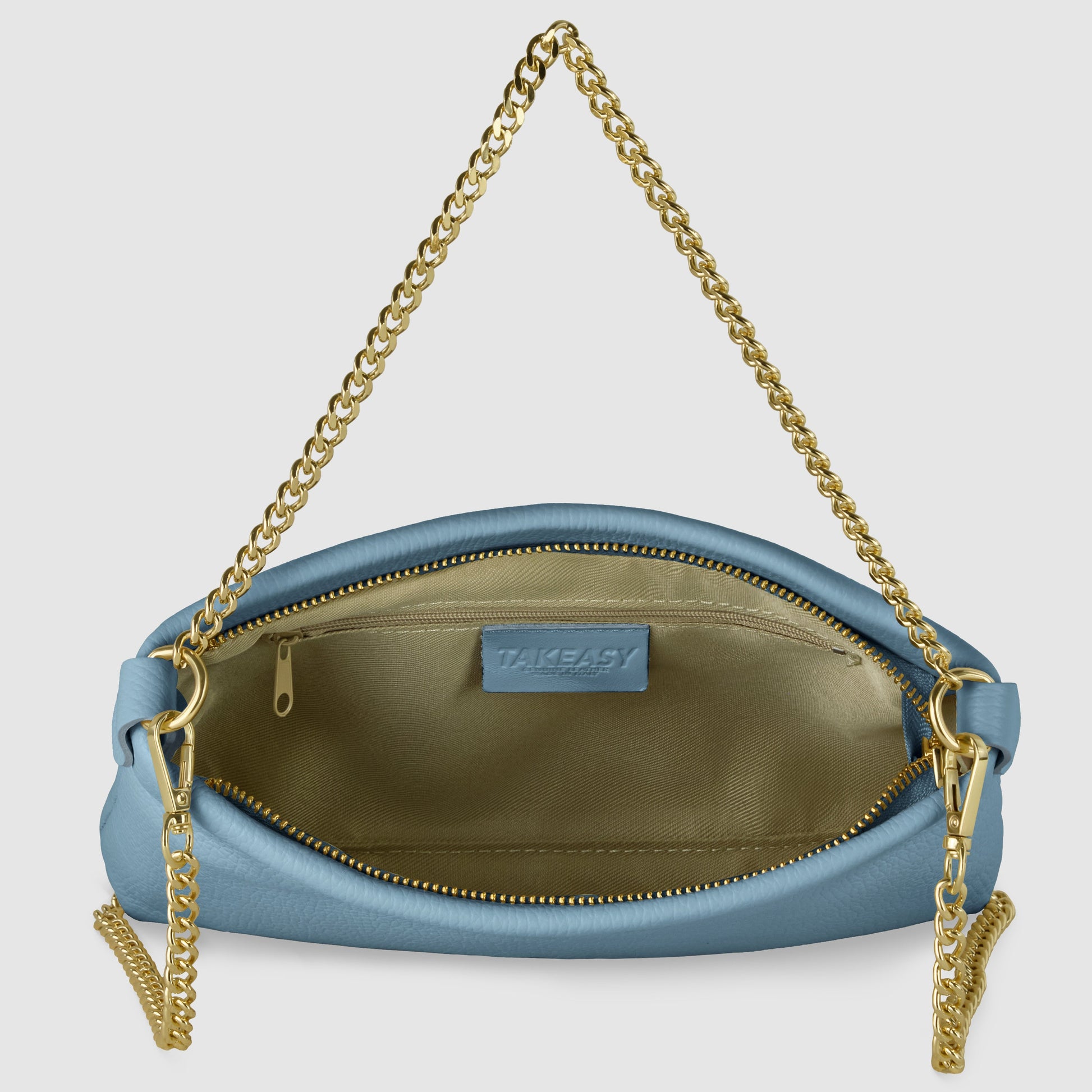 Italian Genuine Calf Leather Crossbody Bag 101315 TAKEASY
