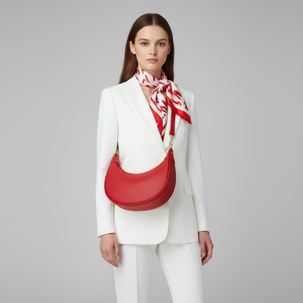 Italian Genuine Calf Leather Shoulder Bag 222024 TAKEASY
