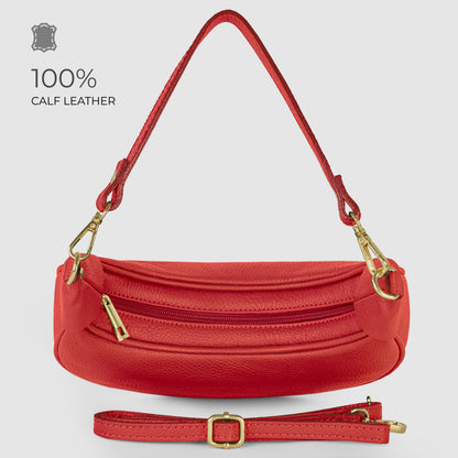 Italian Genuine Calf Leather Shoulder Bag 222024 TAKEASY