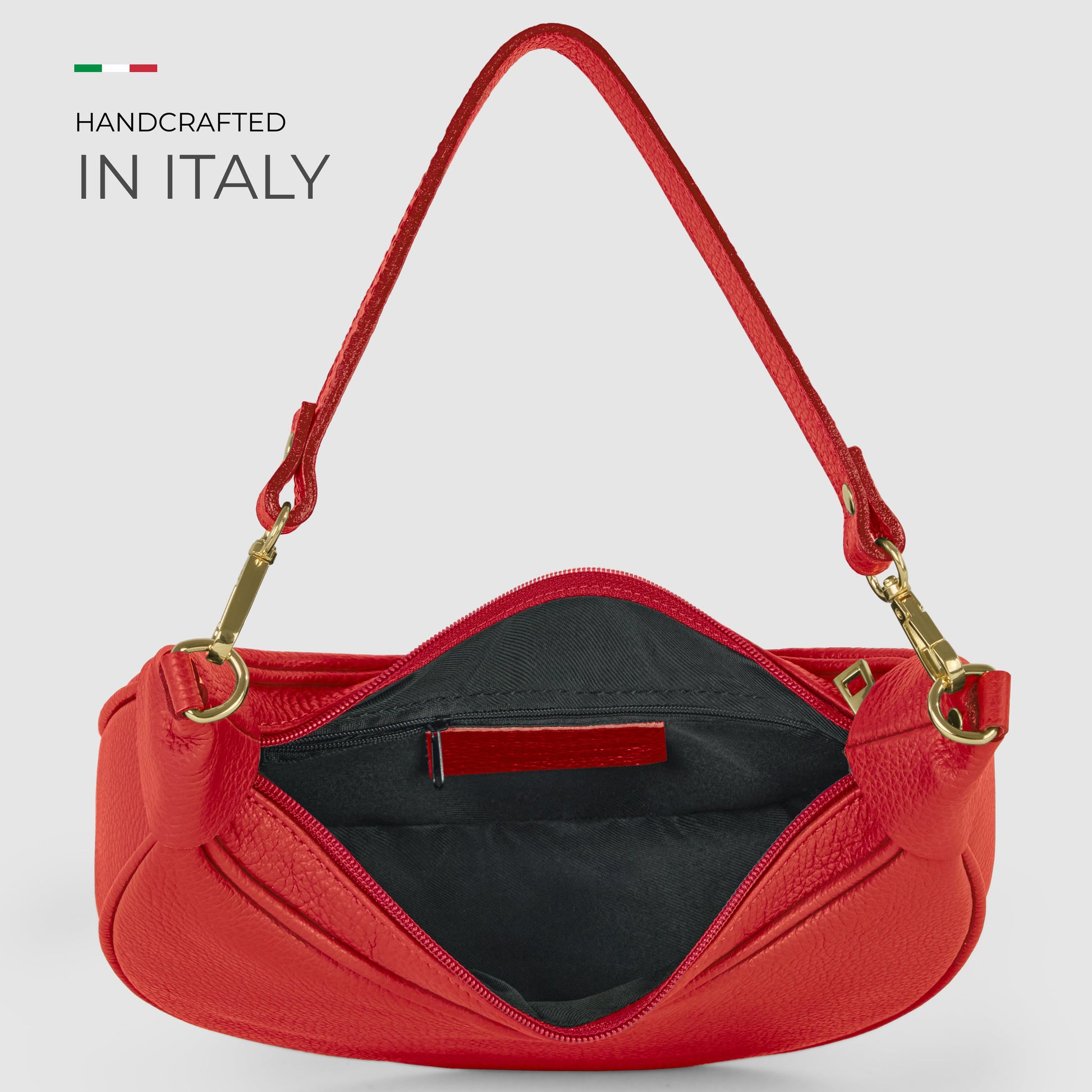 Italian Genuine Calf Leather Shoulder Bag 222024 TAKEASY