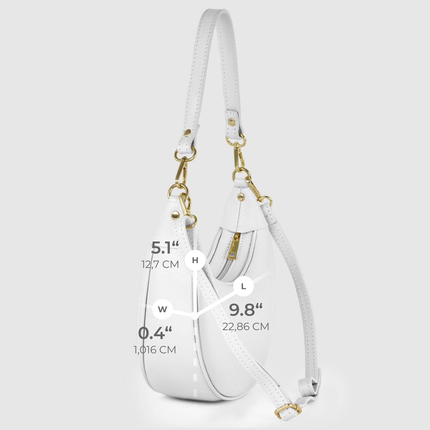 Italian Genuine Calf Leather Shoulder Bag 222024 TAKEASY