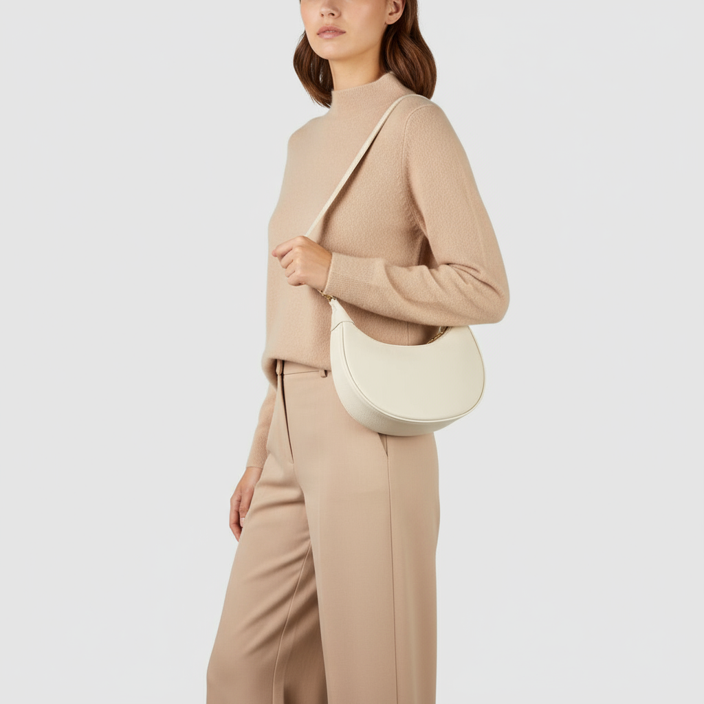 Italian Genuine Calf Leather Shoulder Bag 222024 TAKEASY