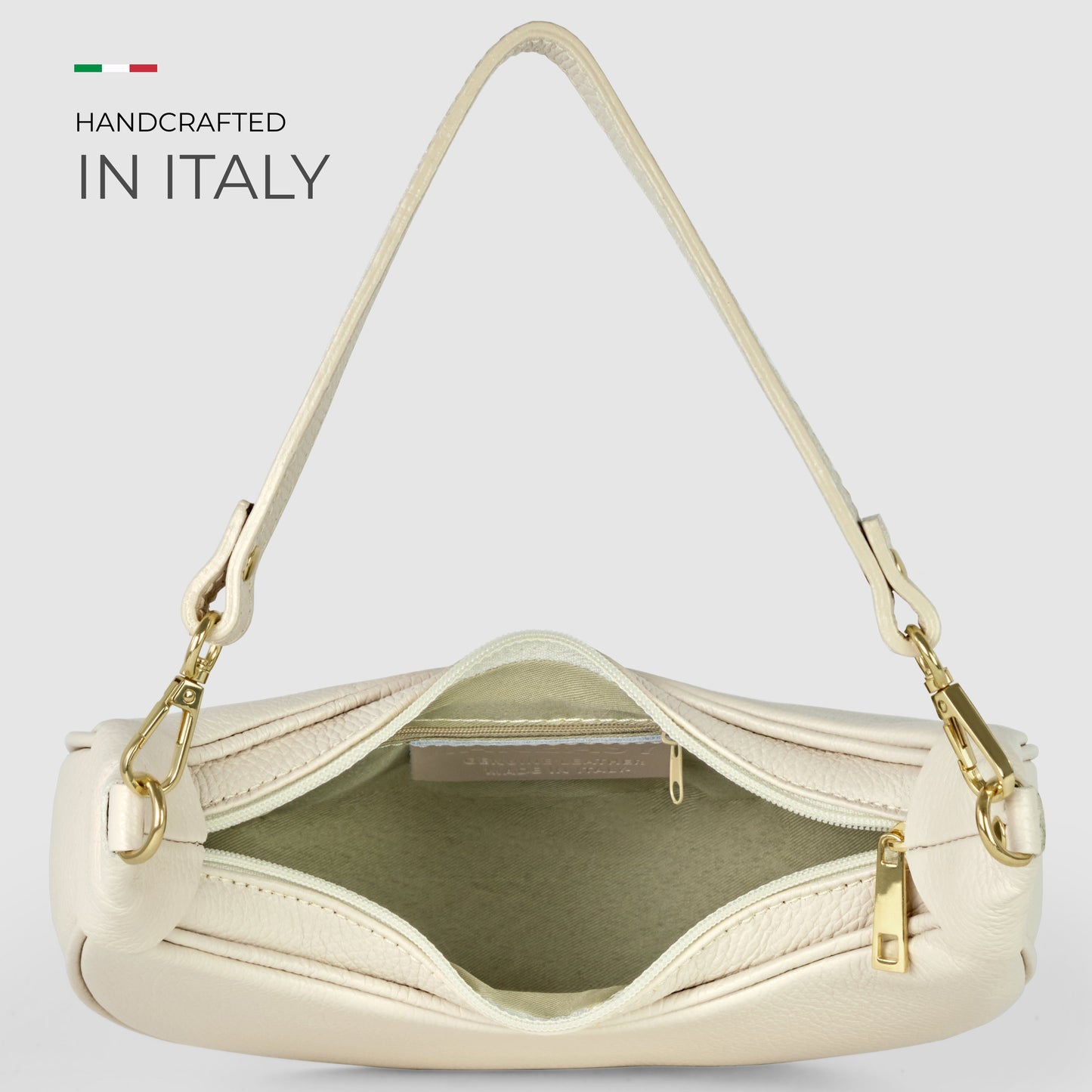 Italian Genuine Calf Leather Shoulder Bag 222024 TAKEASY