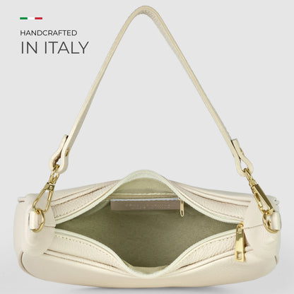Italian Genuine Calf Leather Shoulder Bag 222024 TAKEASY