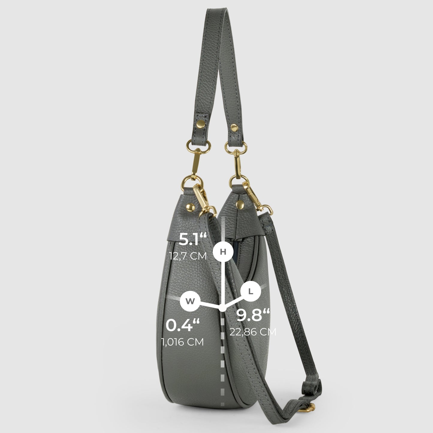 Italian Genuine Calf Leather Shoulder Bag 222024 TAKEASY