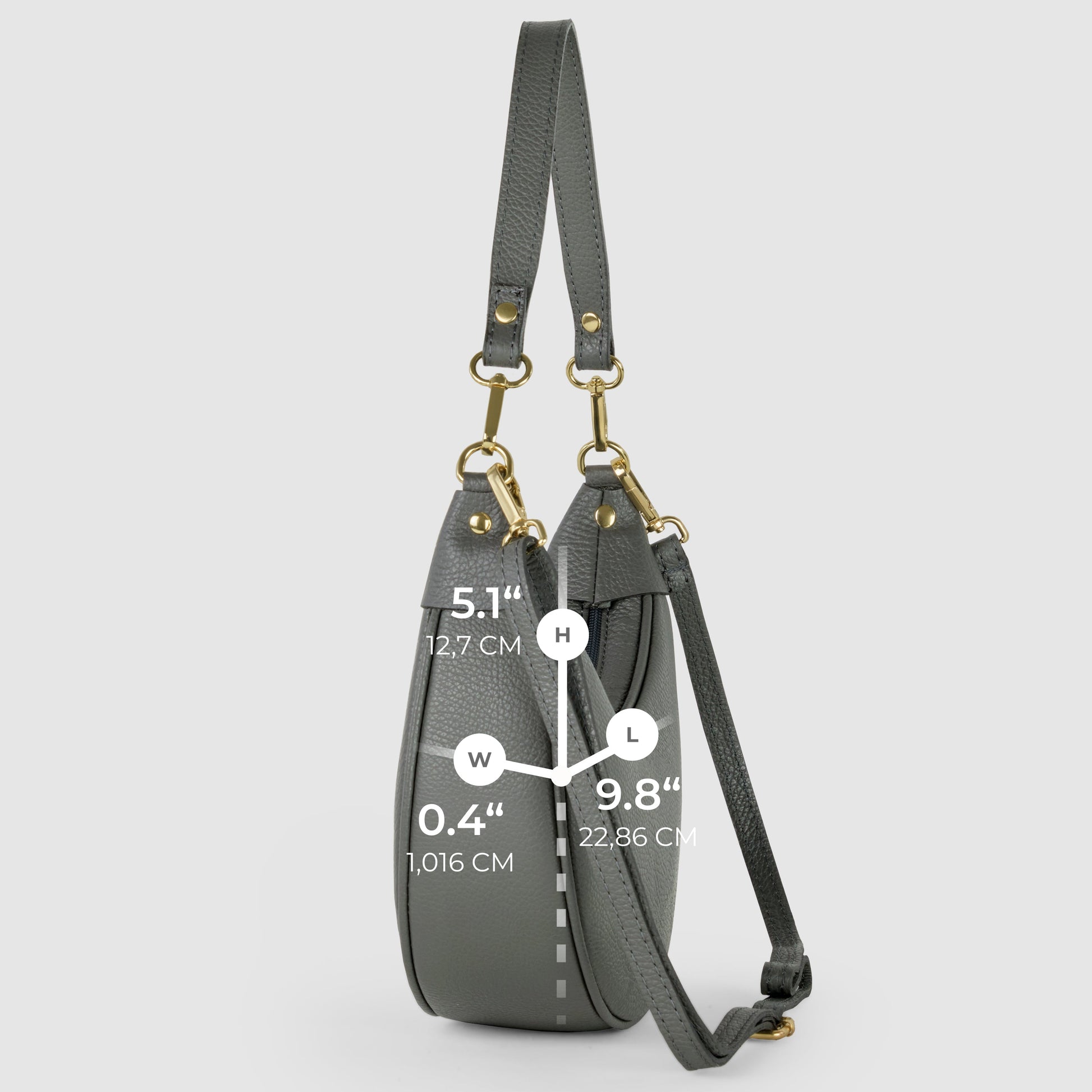 Italian Genuine Calf Leather Shoulder Bag 222024 TAKEASY