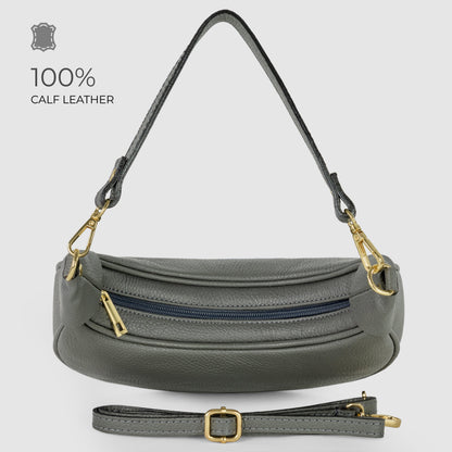 Italian Genuine Calf Leather Shoulder Bag 222024 TAKEASY