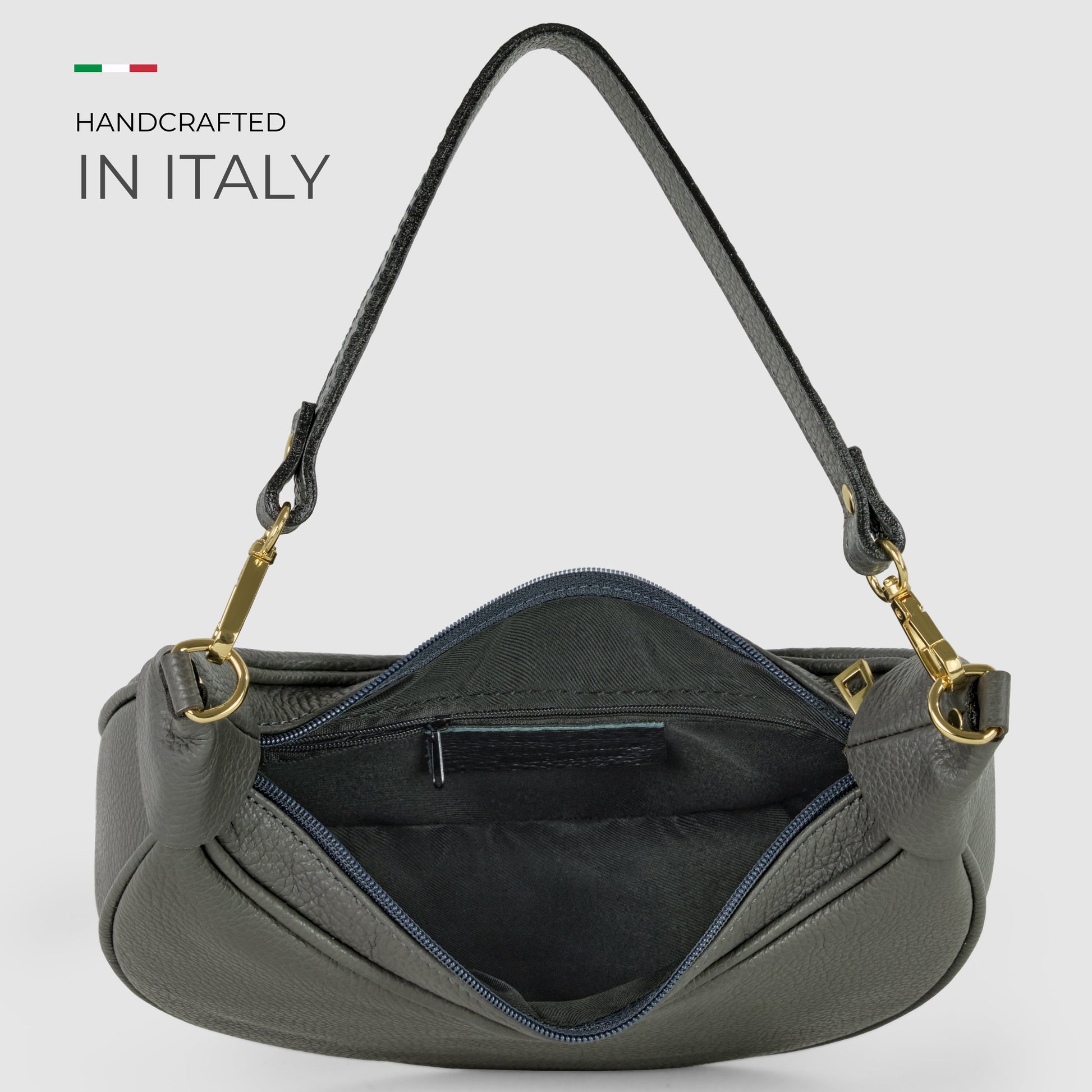 Italian Genuine Calf Leather Shoulder Bag 222024 TAKEASY