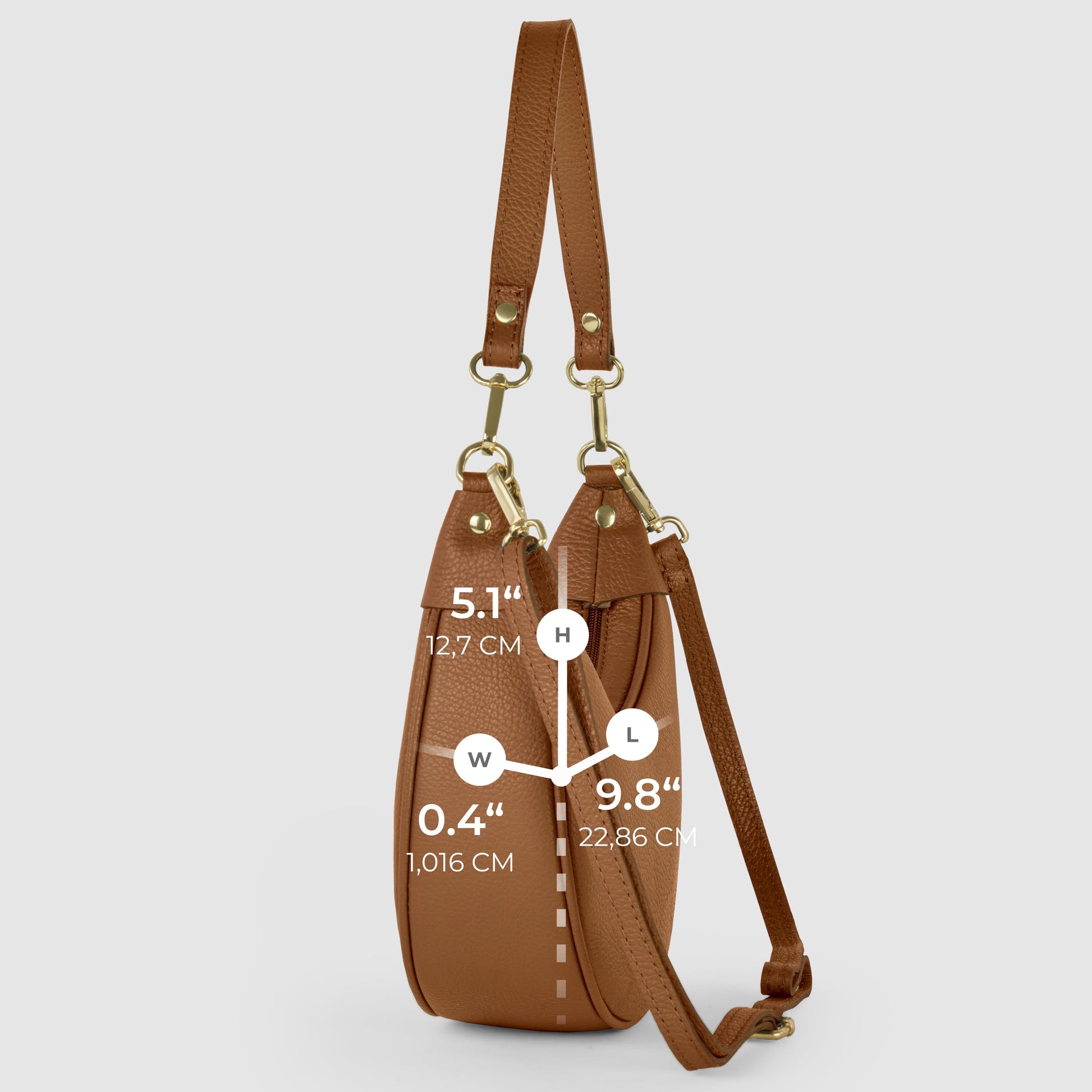 Italian Genuine Calf Leather Shoulder Bag 222024 TAKEASY