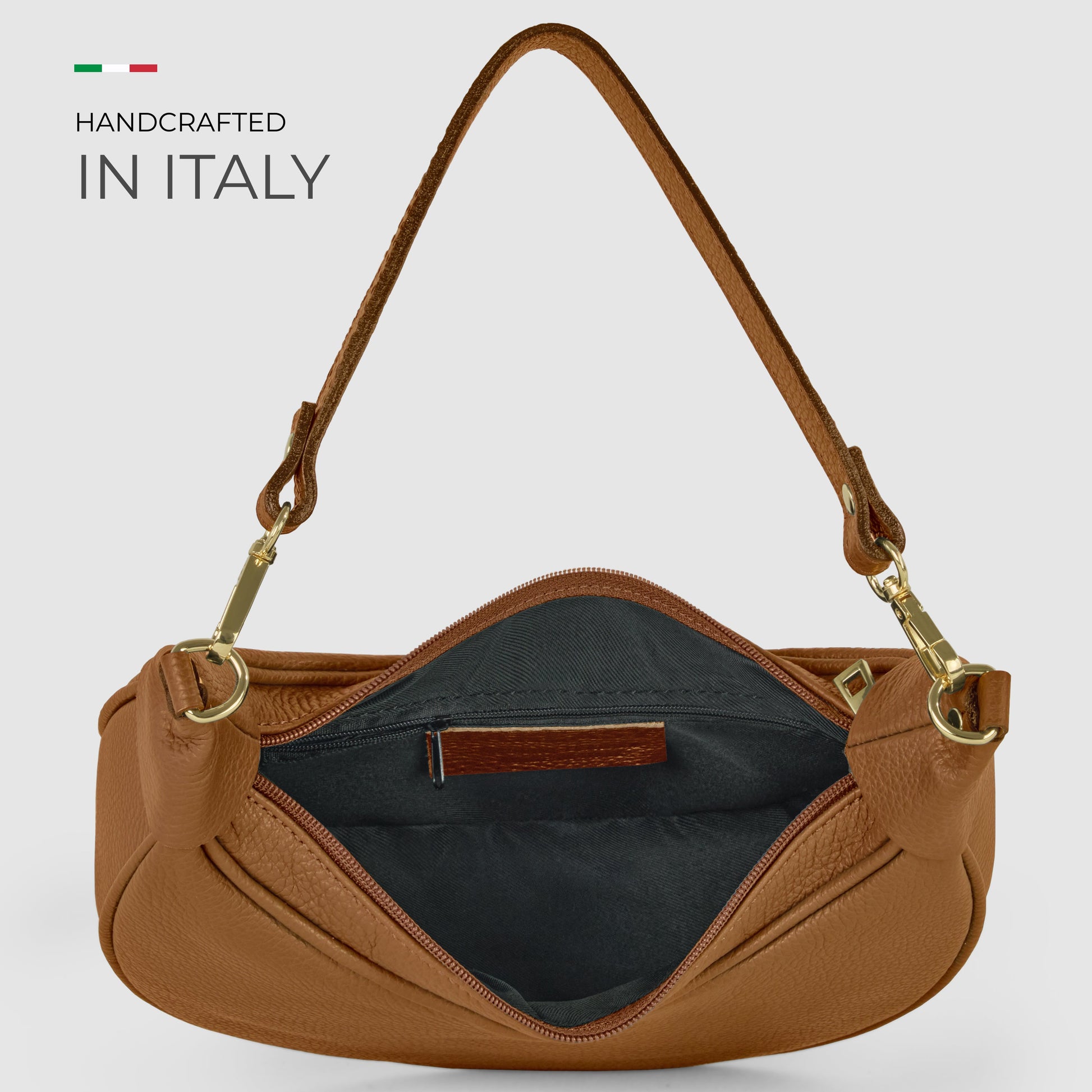 Italian Genuine Calf Leather Shoulder Bag 222024 TAKEASY