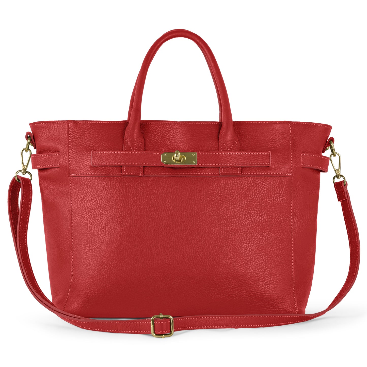 Italian Genuine Calf Leather Top-Handle Bag 233233 TAKEASY