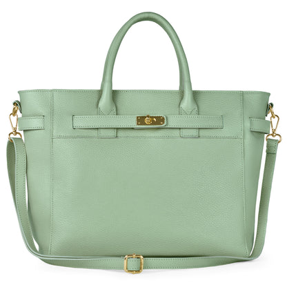 Italian Genuine Calf Leather Top-Handle Bag 233233 TAKEASY
