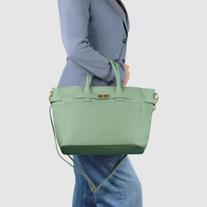 Italian Genuine Calf Leather Top-Handle Bag 233233 TAKEASY