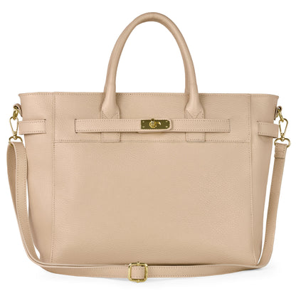 Italian Genuine Calf Leather Top-Handle Bag 233233 TAKEASY