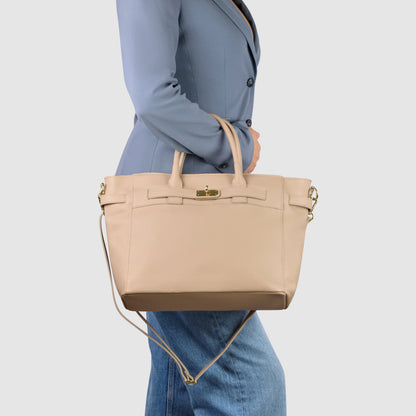 Italian Genuine Calf Leather Top-Handle Bag 233233 TAKEASY