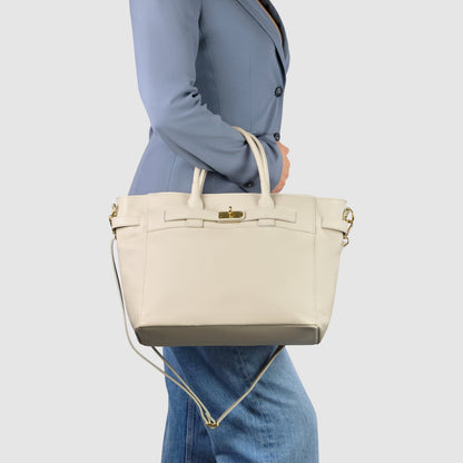 Italian Genuine Calf Leather Top-Handle Bag 233233 TAKEASY