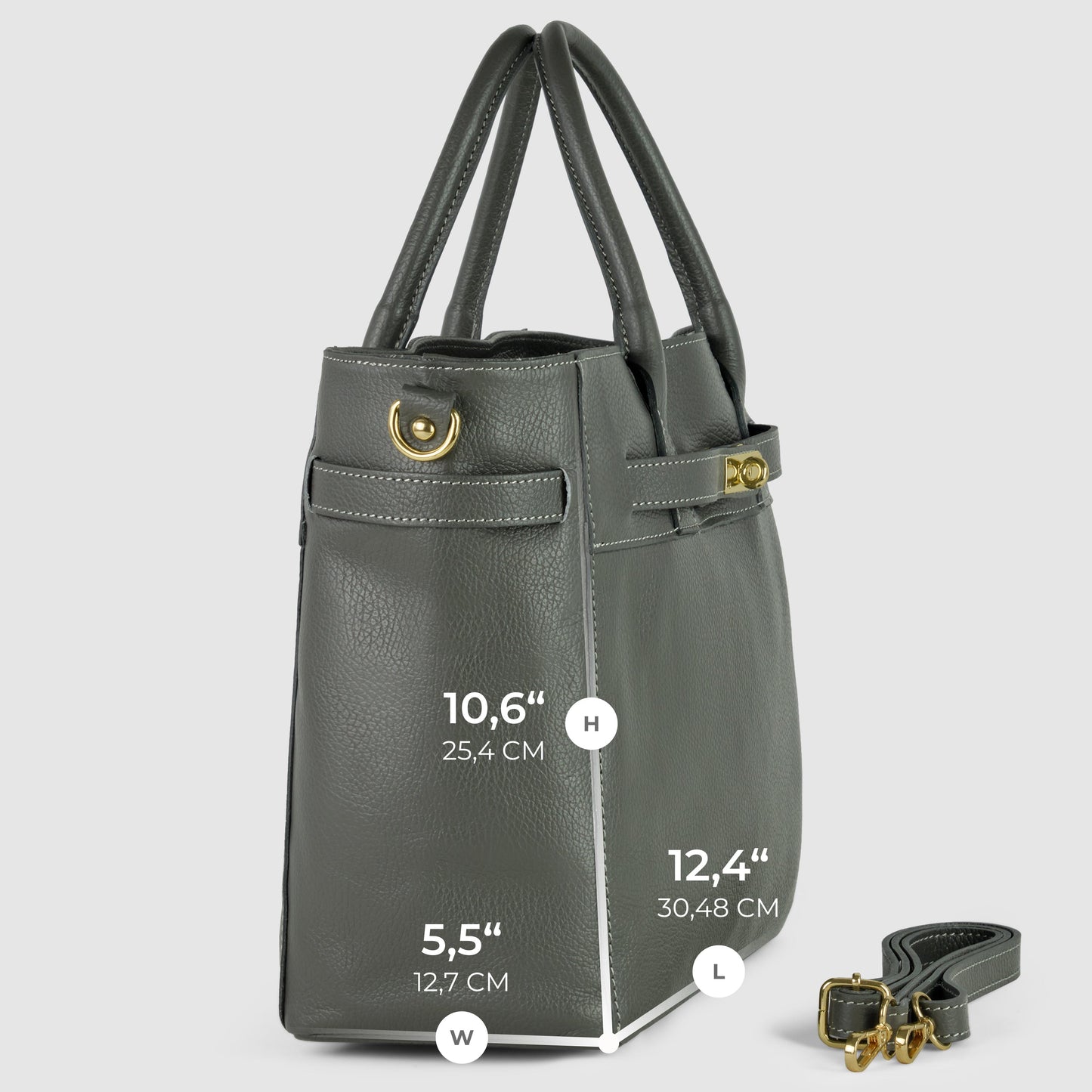 Italian Genuine Calf Leather Top-Handle Bag 233233 TAKEASY