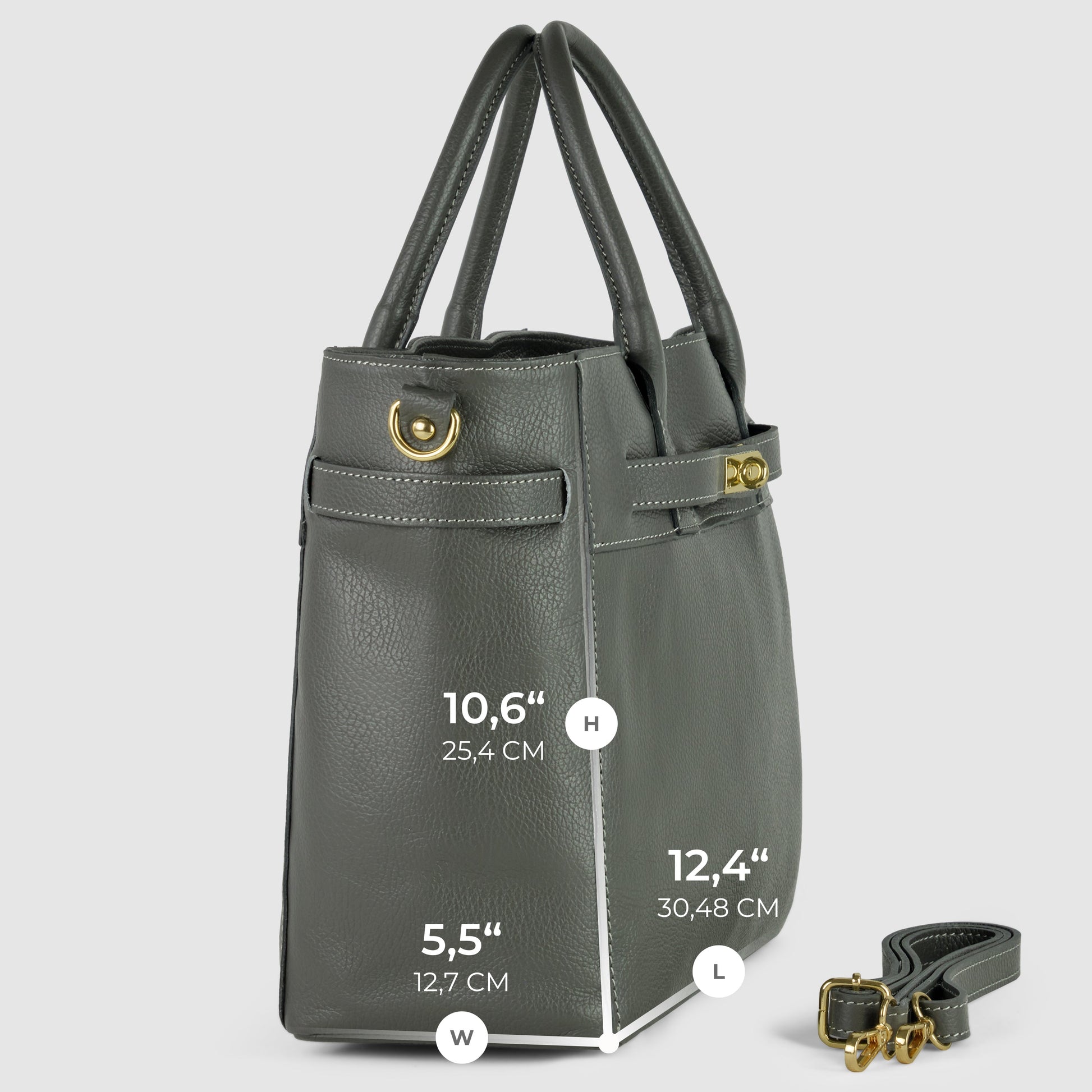 Italian Genuine Calf Leather Top-Handle Bag 233233 TAKEASY