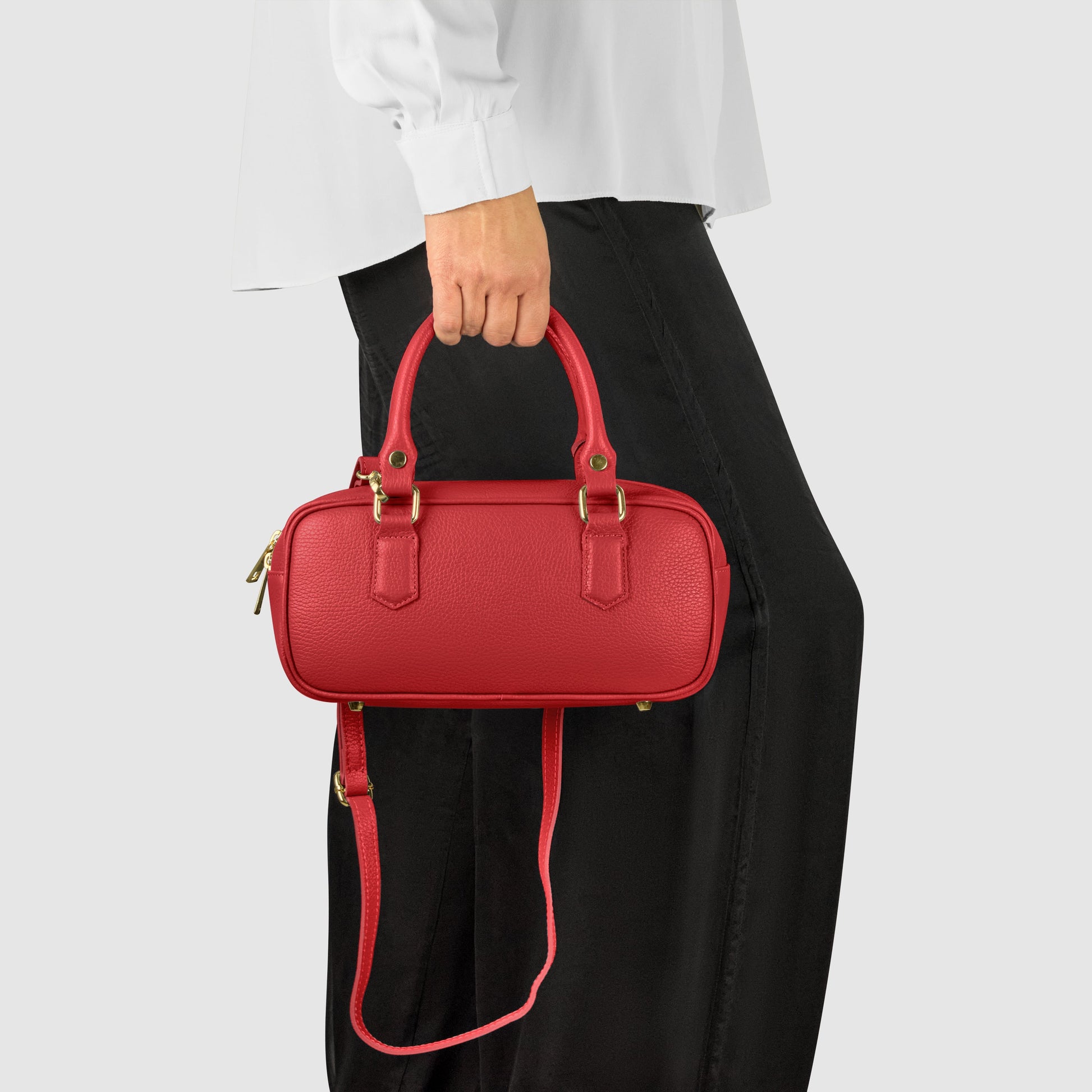Italian Genuine Calf Leather Top-Handle Bag 252335 TAKEASY
