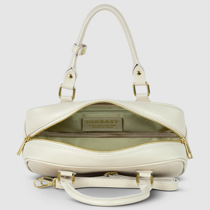 Italian Genuine Calf Leather Top-Handle Bag 252335 TAKEASY