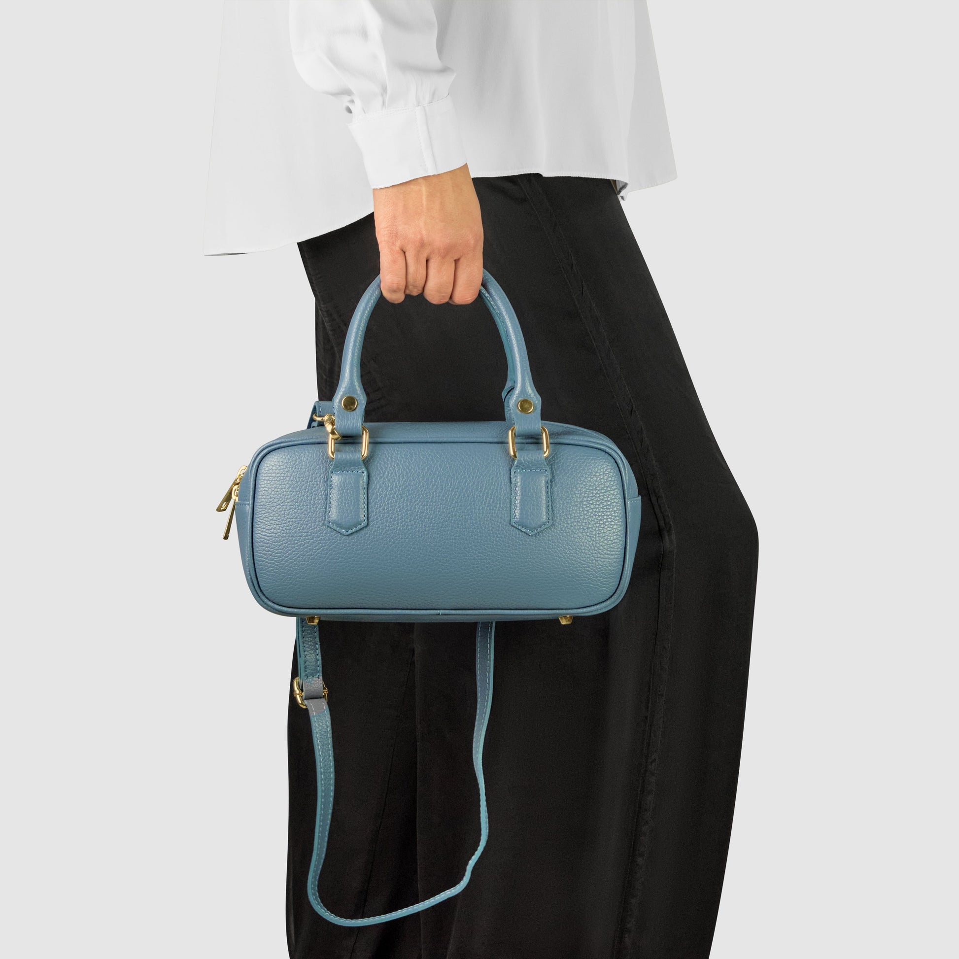 Italian Genuine Calf Leather Top-Handle Bag 252335 TAKEASY