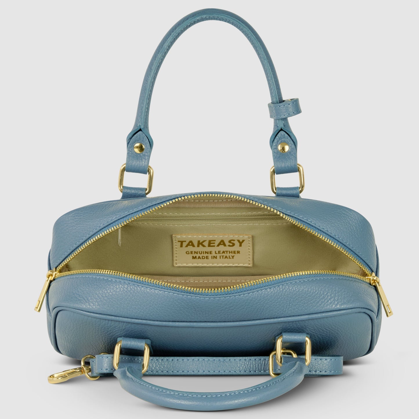 Italian Genuine Calf Leather Top-Handle Bag 252335 TAKEASY