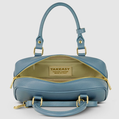 Italian Genuine Calf Leather Top-Handle Bag 252335 TAKEASY