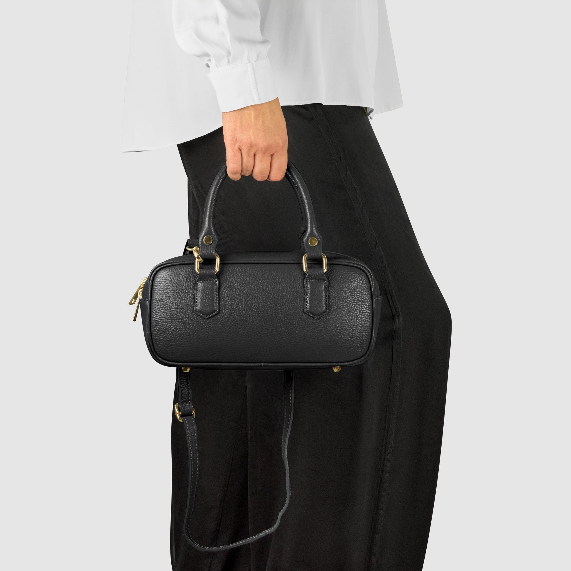 Italian Genuine Calf Leather Top-Handle Bag 252335 TAKEASY