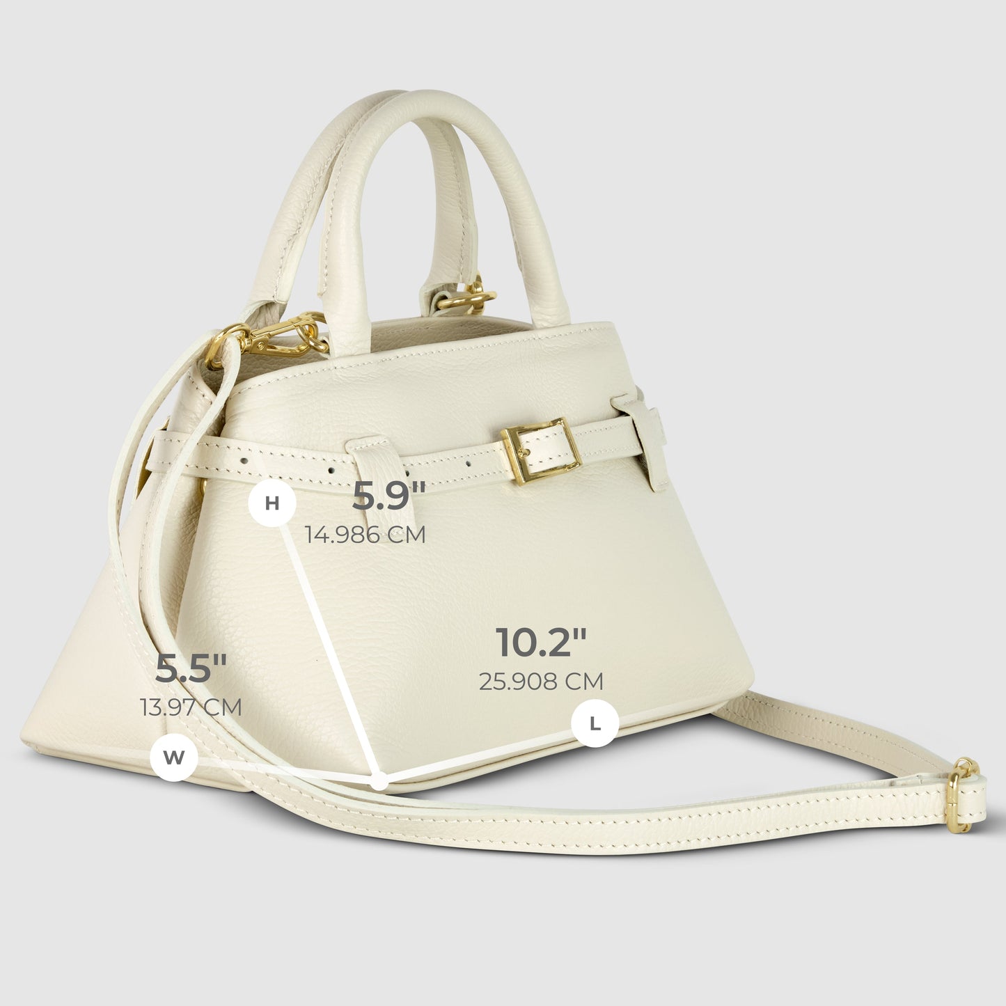 Italian Genuine Calf Leather Top-Handle Bag 252352 TAKEASY