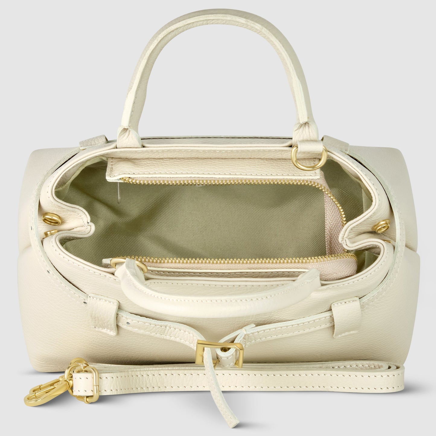 Italian Genuine Calf Leather Top-Handle Bag 252352 TAKEASY