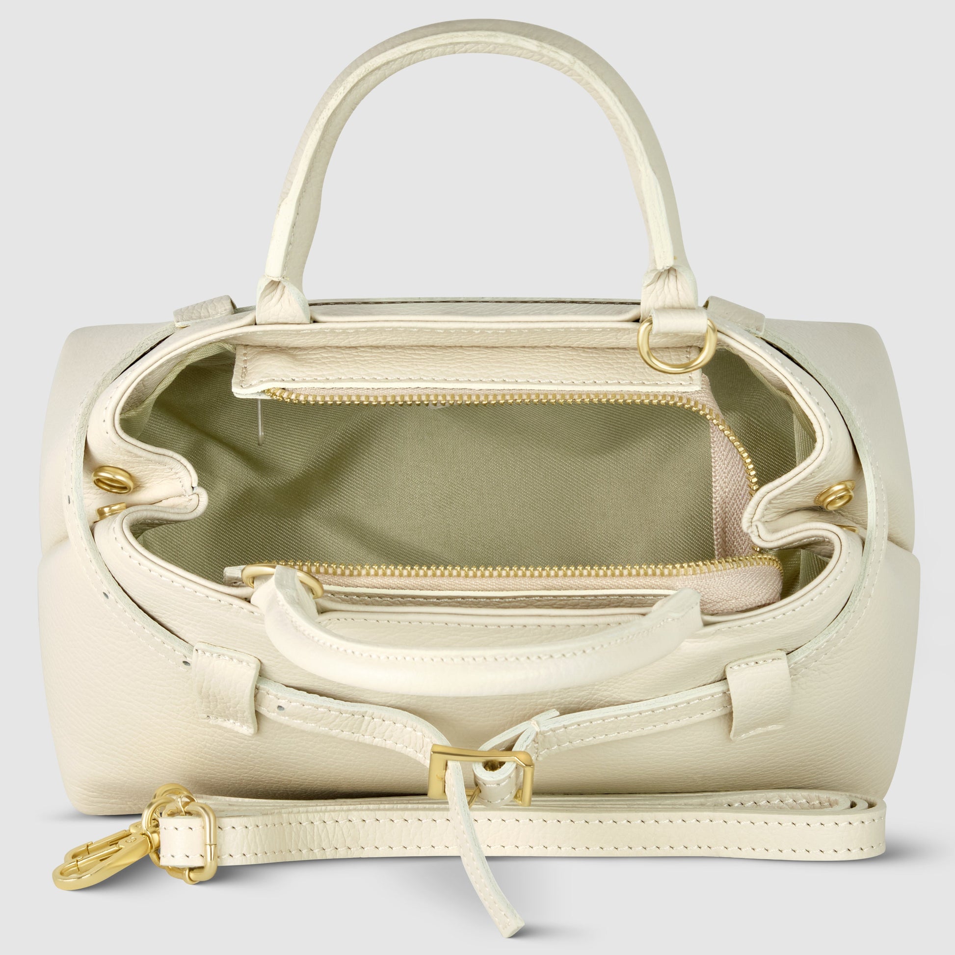 Italian Genuine Calf Leather Top-Handle Bag 252352 TAKEASY